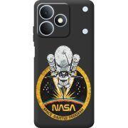 Чорний чохол BoxFace Realme Note 80 NASA Spaceship