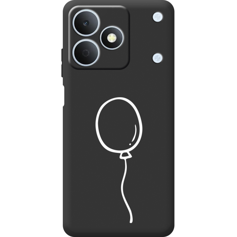 Чорний чохол BoxFace Realme Note 80 Balloon