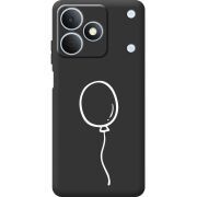 Чорний чохол BoxFace Realme Note 80 Balloon