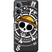 Чорний чохол BoxFace Realme Note 80 One Piece Компас
