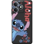 Чорний чохол BoxFace Realme Note 80 Гавайський гість Stich
