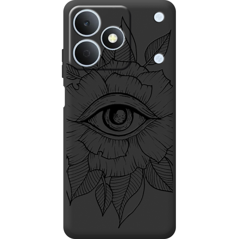 Чорний чохол BoxFace Realme Note 80 Eye