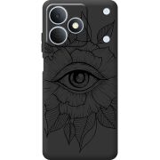 Чорний чохол BoxFace Realme Note 80 Eye