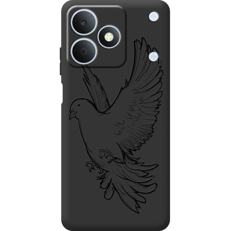 Чорний чохол BoxFace Realme Note 80 Dove