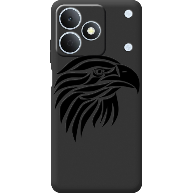Чорний чохол BoxFace Realme Note 80 Eagle