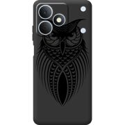 Чорний чохол BoxFace Realme Note 80 Owl