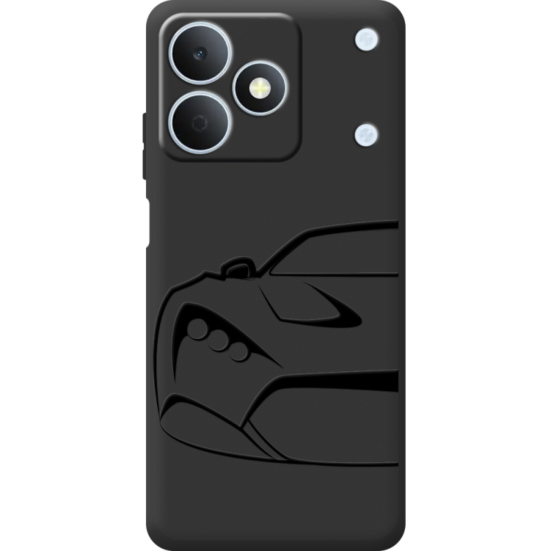 Чорний чохол BoxFace Realme Note 80 Sportcar