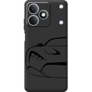 Чорний чохол BoxFace Realme Note 80 Sportcar
