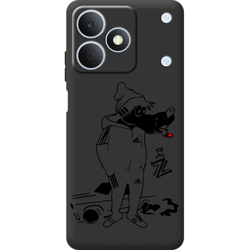 Чорний чохол BoxFace Realme Note 80 