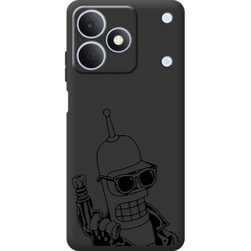 Чорний чохол BoxFace Realme Note 80 