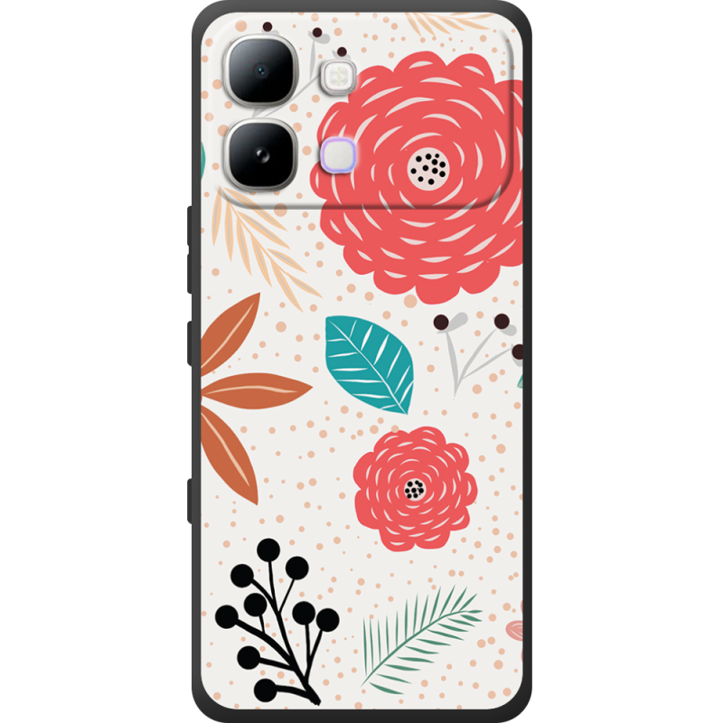 Чохол BoxFace Infinix Note Edge Line Flowers