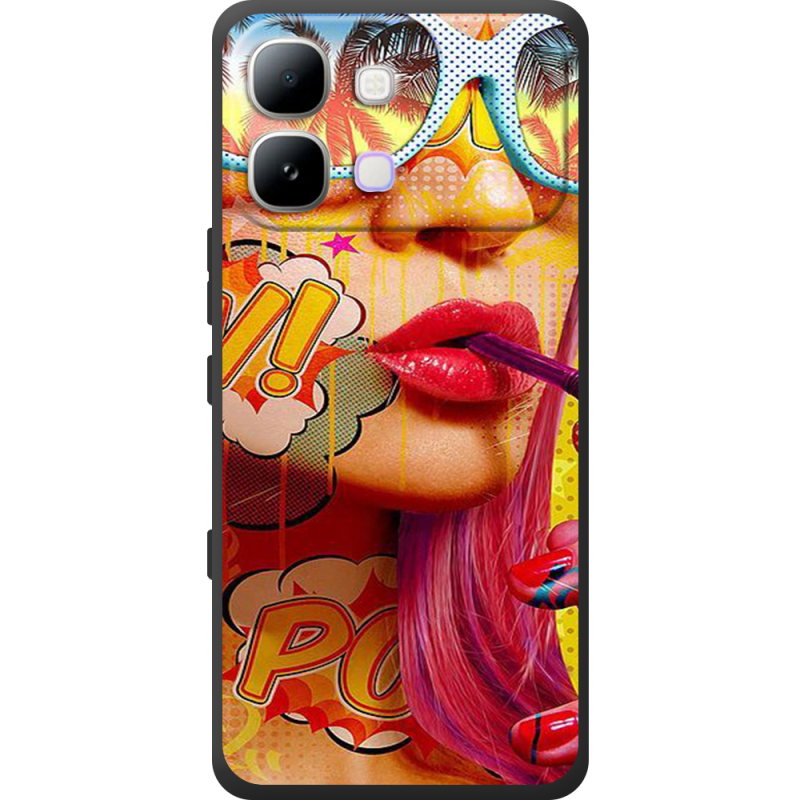 Чохол BoxFace Infinix Note Edge Yellow Girl Pop Art