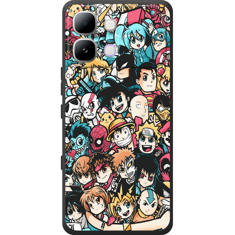 Чохол BoxFace Infinix Note Edge Anime Stickers