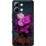 Чохол BoxFace Infinix Note Edge Exquisite Purple Flowers