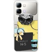 Прозорий чохол BoxFace Note Edge Fashion Pug