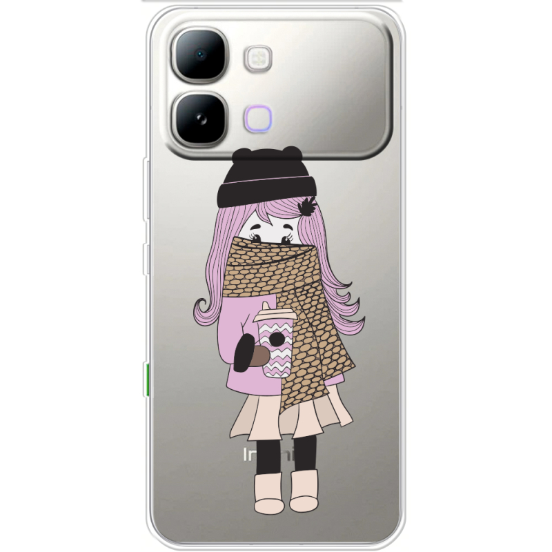 Прозорий чохол BoxFace Note Edge Winter Morning Girl