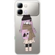 Прозорий чохол BoxFace Note Edge Winter Morning Girl