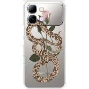 Прозорий чохол BoxFace Note Edge Glamor Snake