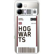Прозорий чохол BoxFace Note Edge Ticket Hogwarts