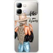 Прозорий чохол BoxFace Note Edge Follow Your Dreams