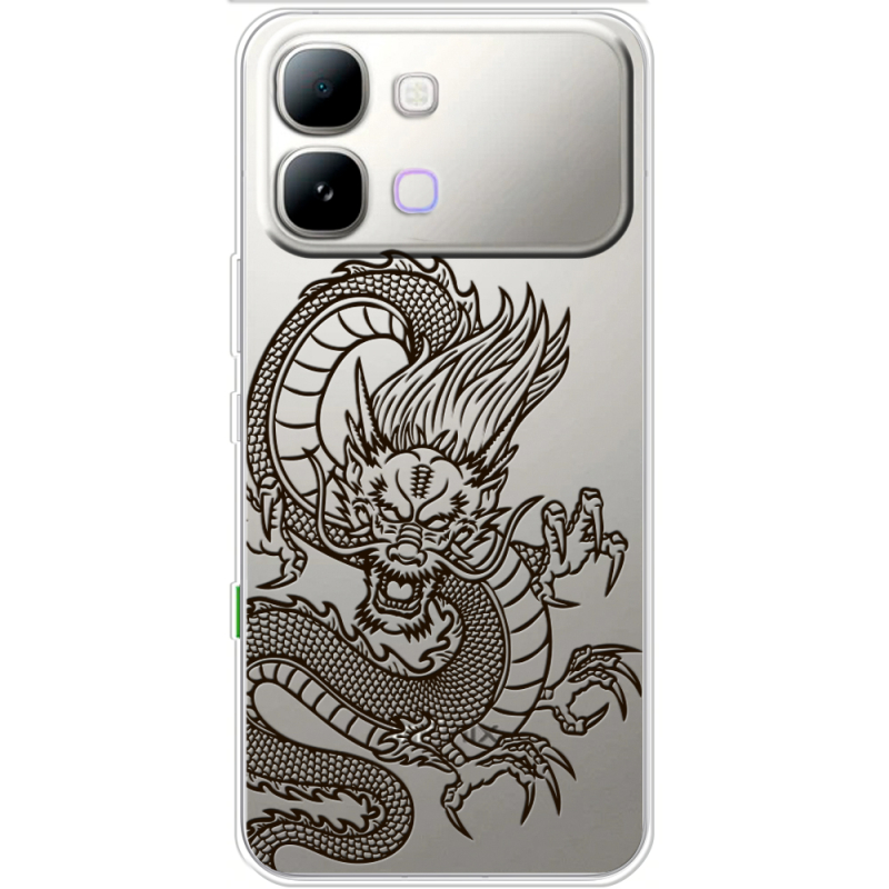 Прозорий чохол BoxFace Note Edge Chinese Dragon