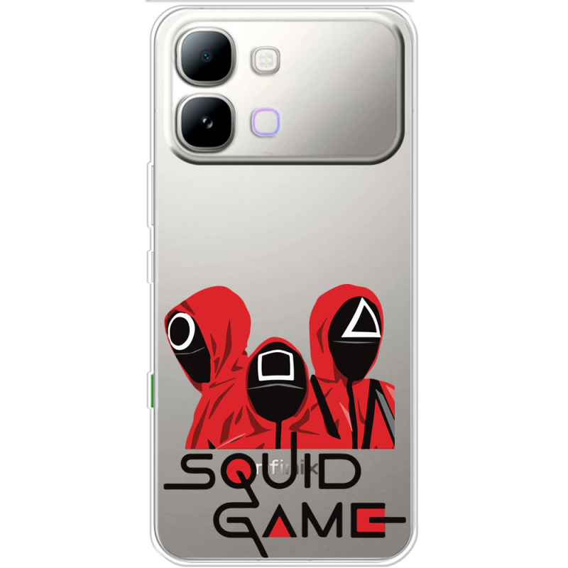 Прозорий чохол BoxFace Note Edge siquid game люди в красном