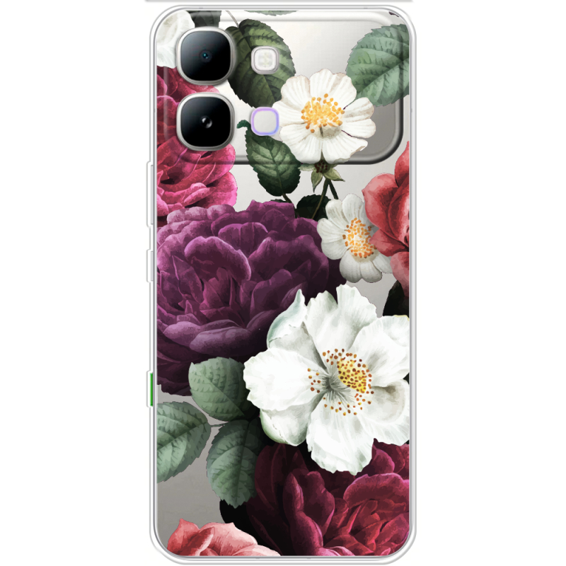 Прозорий чохол BoxFace Note Edge Floral Dark Dreams