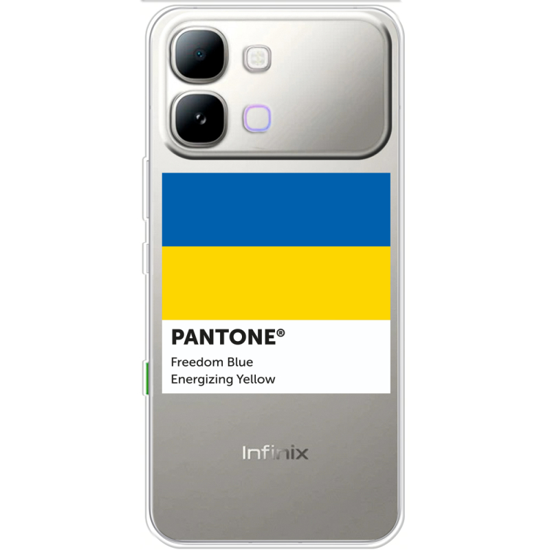 Прозорий чохол BoxFace Note Edge Pantone вільний синій