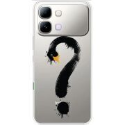 Прозорий чохол BoxFace Note Edge Swan question