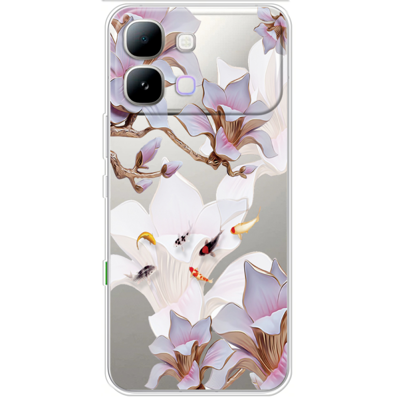 Прозорий чохол BoxFace Note Edge Chinese Magnolia