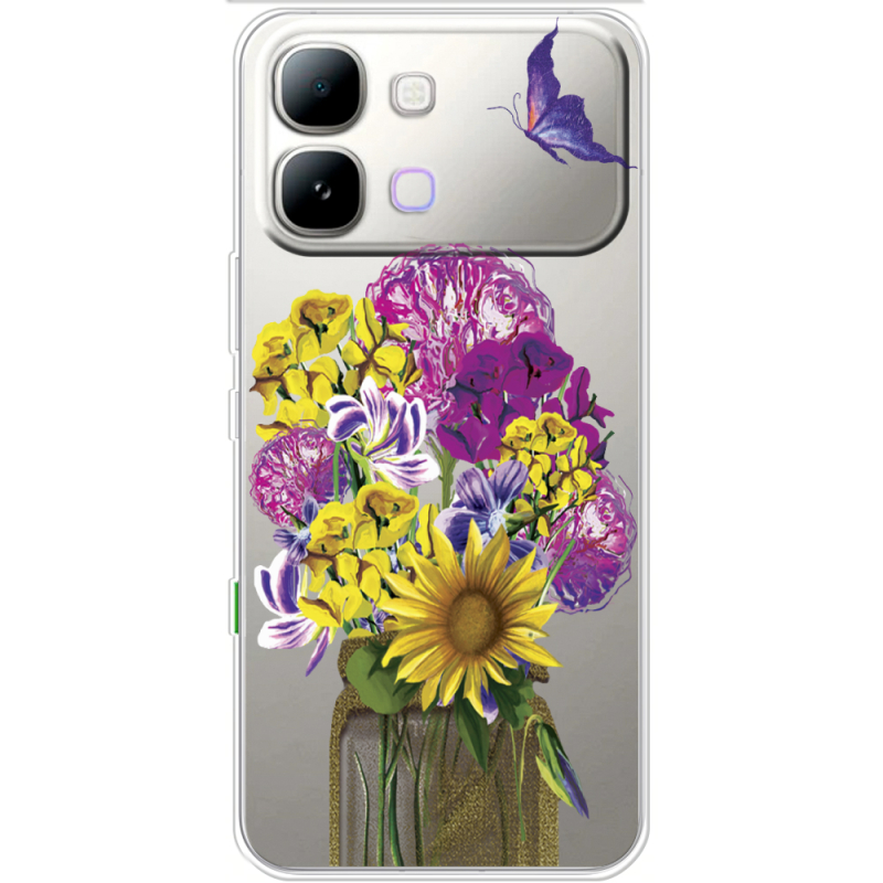 Прозорий чохол BoxFace Note Edge My Bouquet