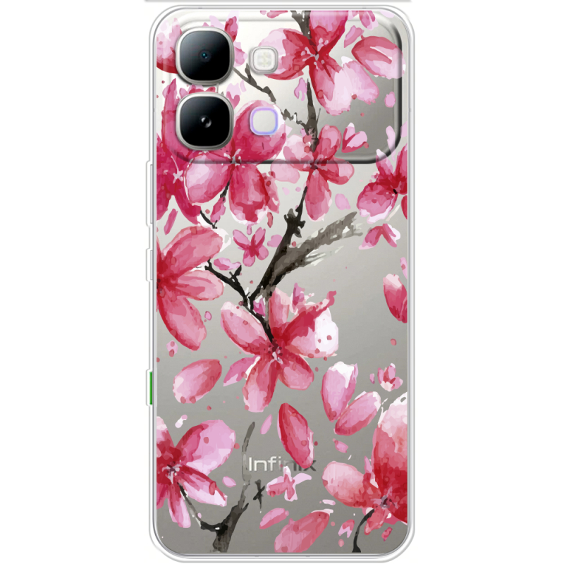 Прозорий чохол BoxFace Note Edge Pink Magnolia