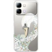 Прозорий чохол BoxFace Note Edge Swan