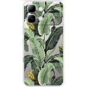 Прозорий чохол BoxFace Note Edge Banana Leaves