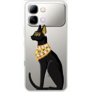 Чохол зі стразами Infinix Note Edge Egipet Cat