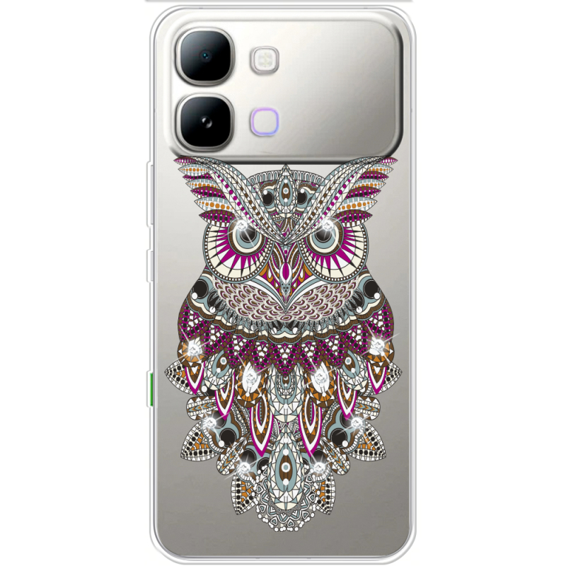 Чохол зі стразами Infinix Note Edge Owl