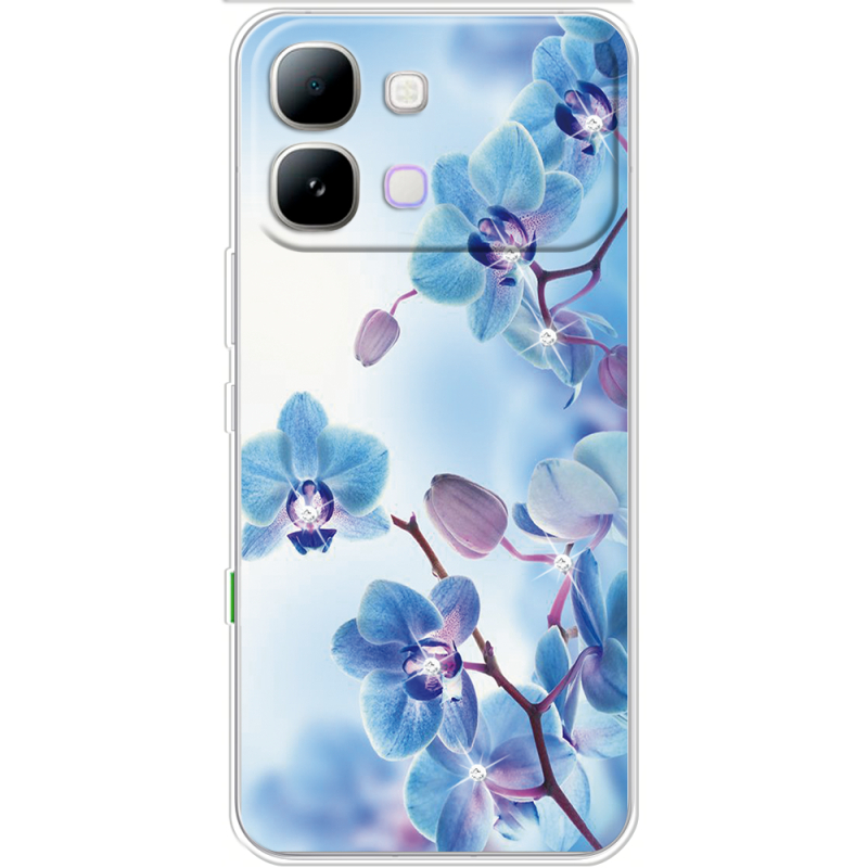 Чохол зі стразами Infinix Note Edge Orchids