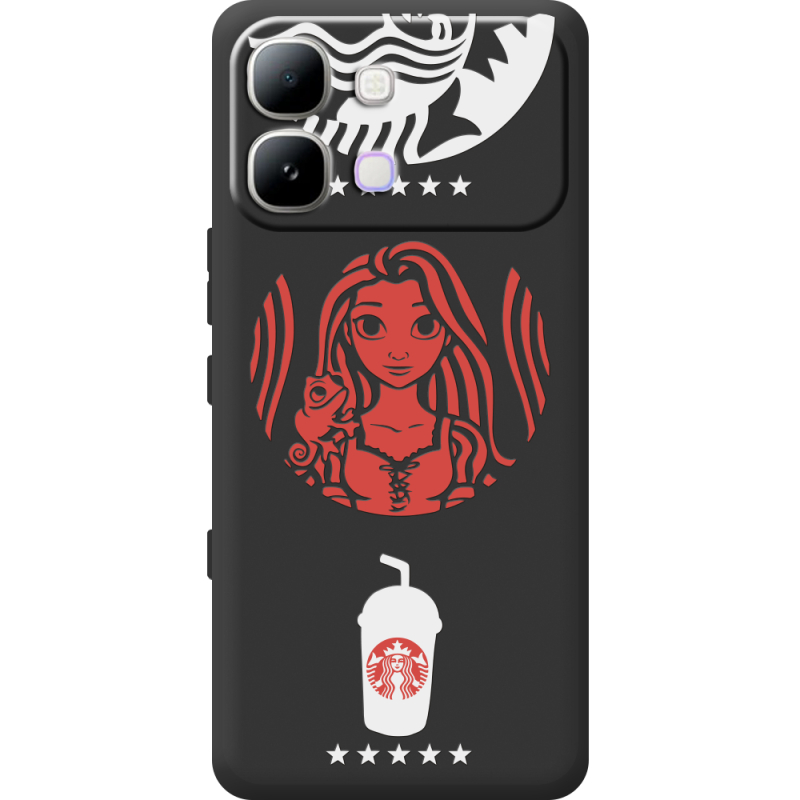 Чорний чохол BoxFace Infinix Note Edge RedWhite Coffee