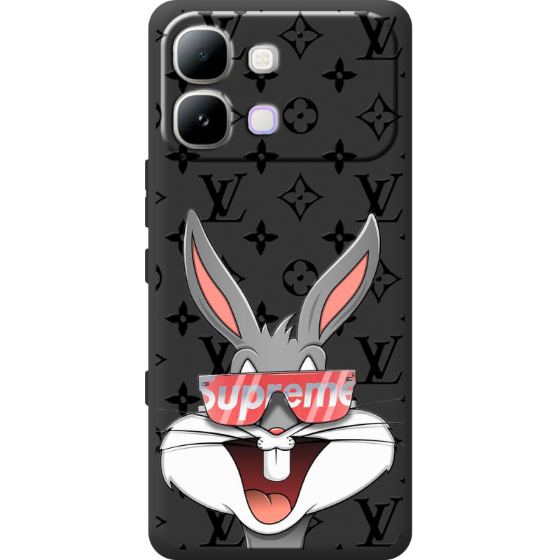 Чорний чохол BoxFace Infinix Note Edge looney bunny