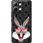 Чорний чохол BoxFace Infinix Note Edge looney bunny