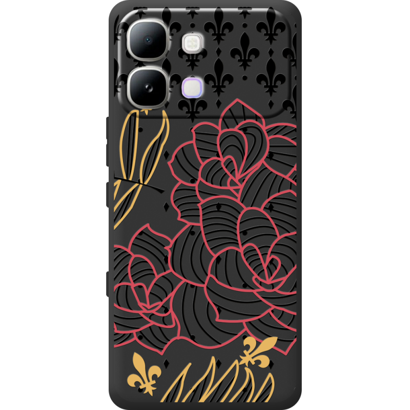 Чорний чохол BoxFace Infinix Note Edge FranceFlowers