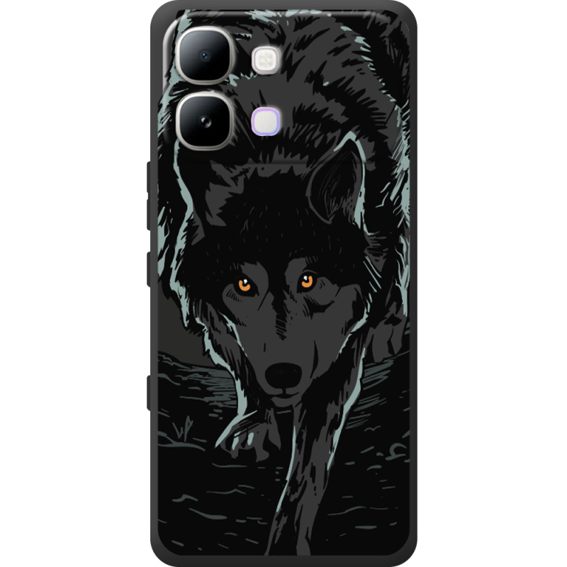 Чорний чохол BoxFace Infinix Note Edge Wolf