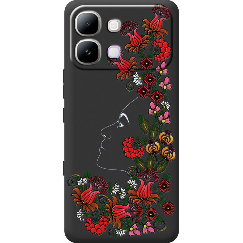 Чорний чохол BoxFace Infinix Note Edge 3D Ukrainian Muse