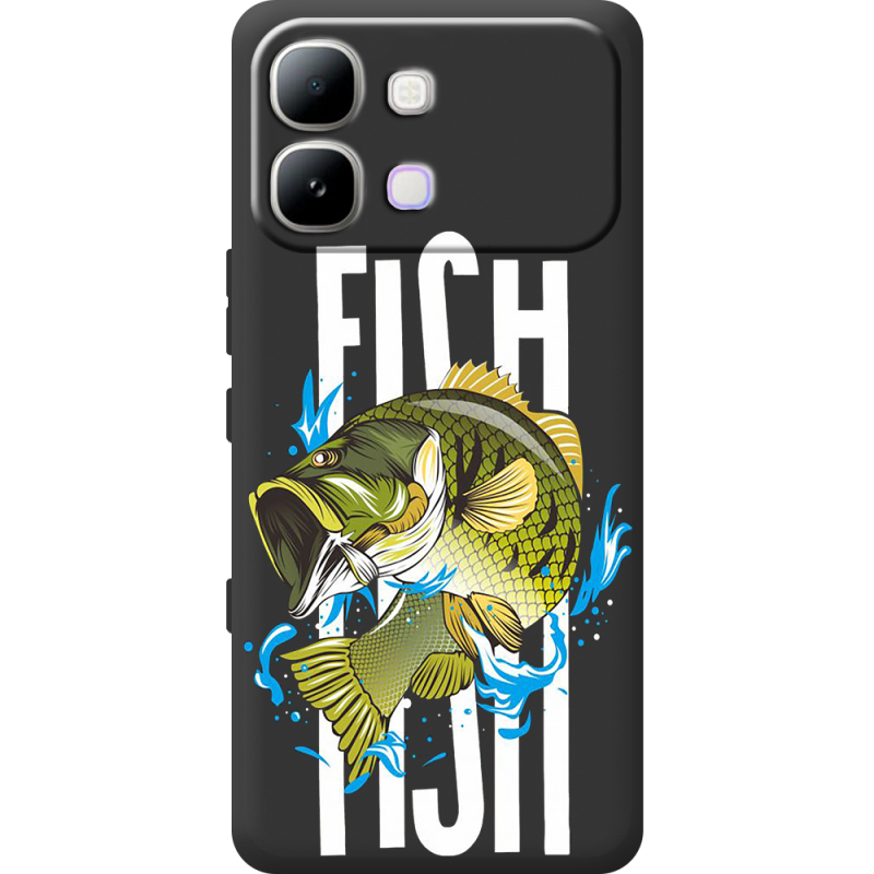 Чорний чохол BoxFace Infinix Note Edge Fish