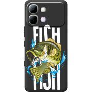Чорний чохол BoxFace Infinix Note Edge Fish