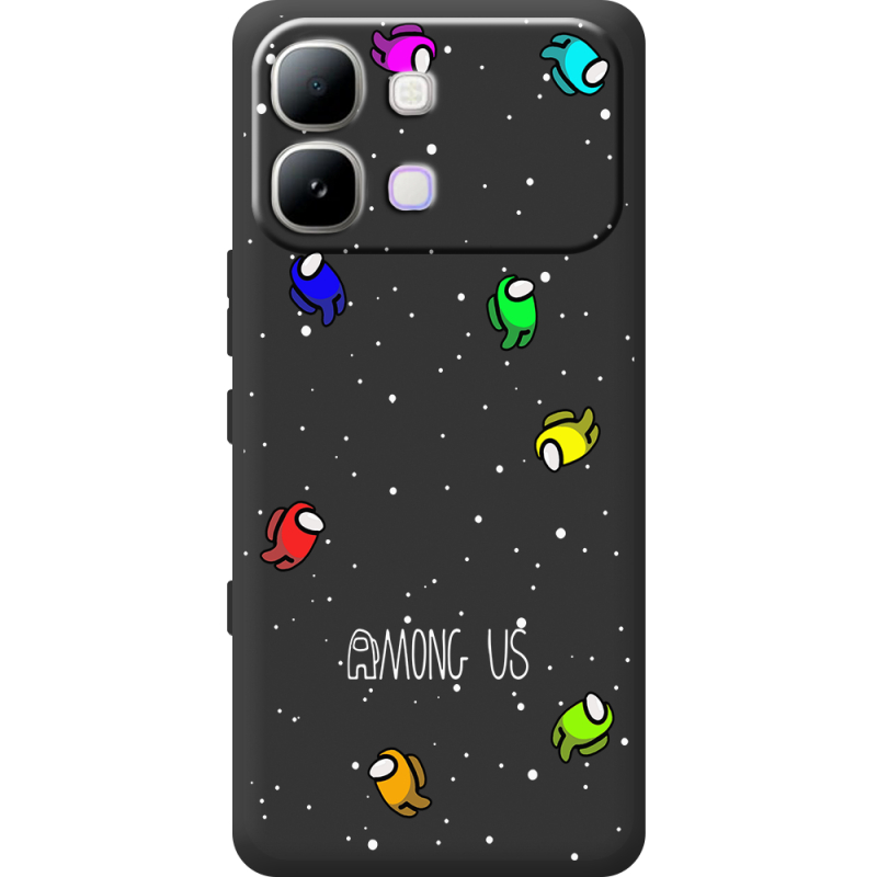Чорний чохол BoxFace Infinix Note Edge Among Us Invisible