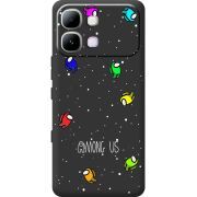Чорний чохол BoxFace Infinix Note Edge Among Us Invisible