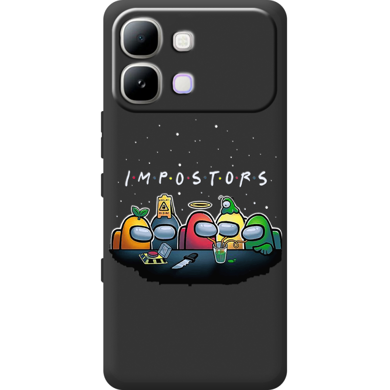 Чорний чохол BoxFace Infinix Note Edge Among Us Impostors