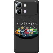 Чорний чохол BoxFace Infinix Note Edge Among Us Impostors