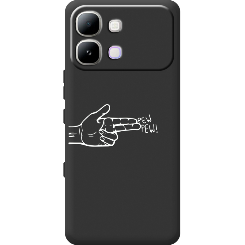 Чорний чохол BoxFace Infinix Note Edge Pew Pew